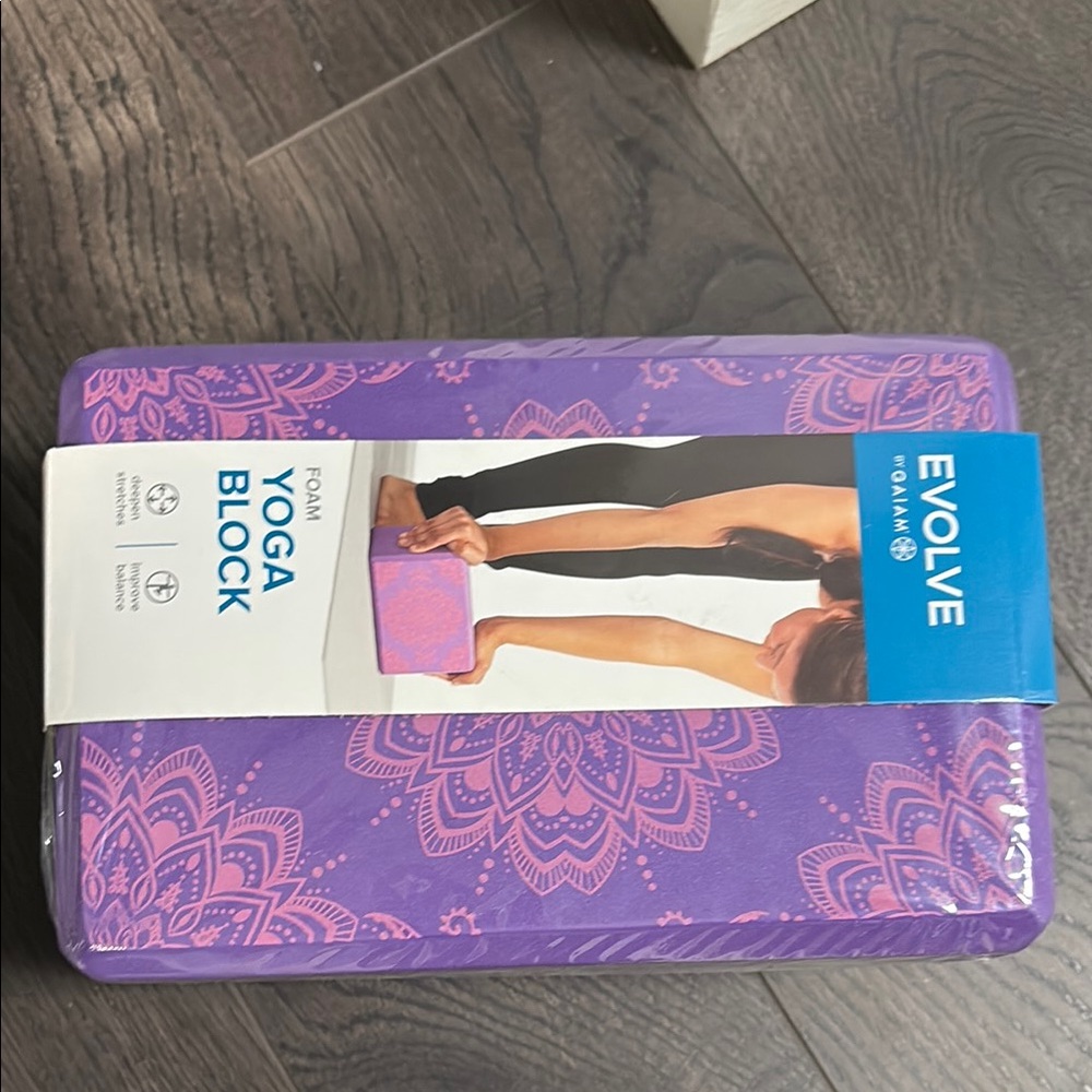 Evolve Purple Yoga Block
